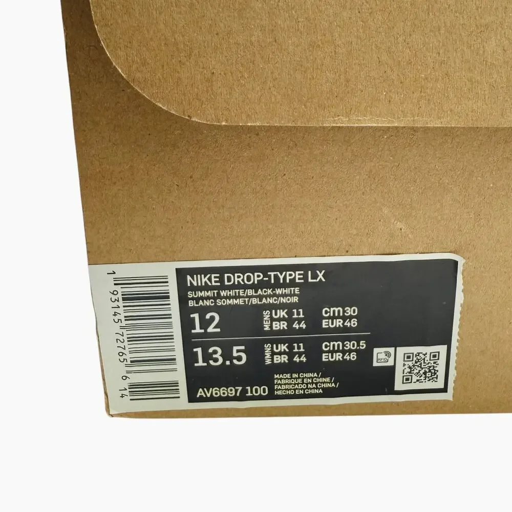 Nike drop type